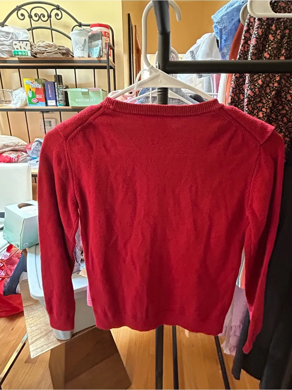 Women’s Red Crewneck Sweater